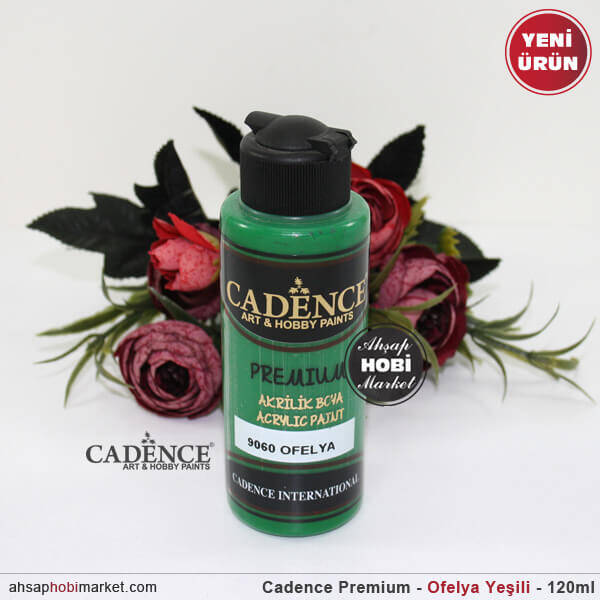 Cadence Premium 9060 Ofelya Yeşili Akrilik Boya 120 ml - 1