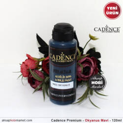 Cadence Premium 9062 Okyanus Mavi Akrilik Boya 120 ml - Cadence