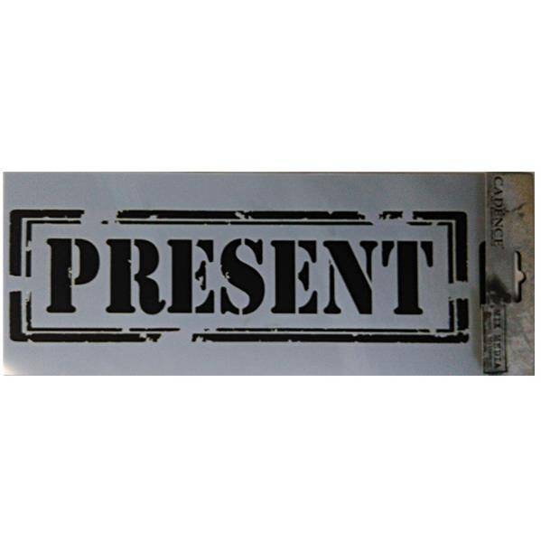 Cadence Present Şimdiki Zaman Temalı Stencil MU75 - 1