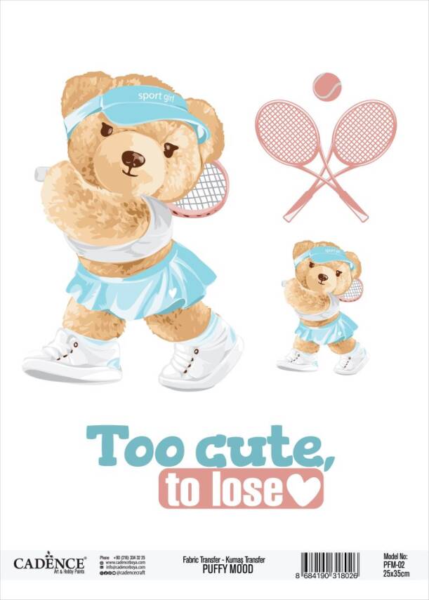 Cadence Puffy Mood Kumaş Transfer Kağıdı PFM 02 - 1