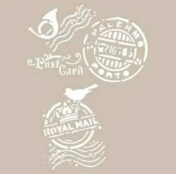 Cadence Pul Desenli Stencil Şablon AS457 - Cadence