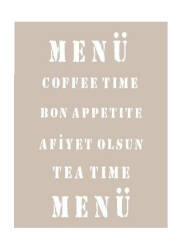 Cadence Restorant Cafe Temalı Stencil Şablon AS431 - Cadence