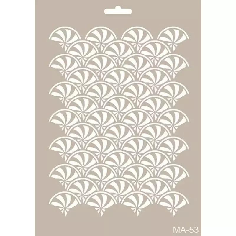 Cadence Retro Temalı Stencil Şablon MA53 - 1