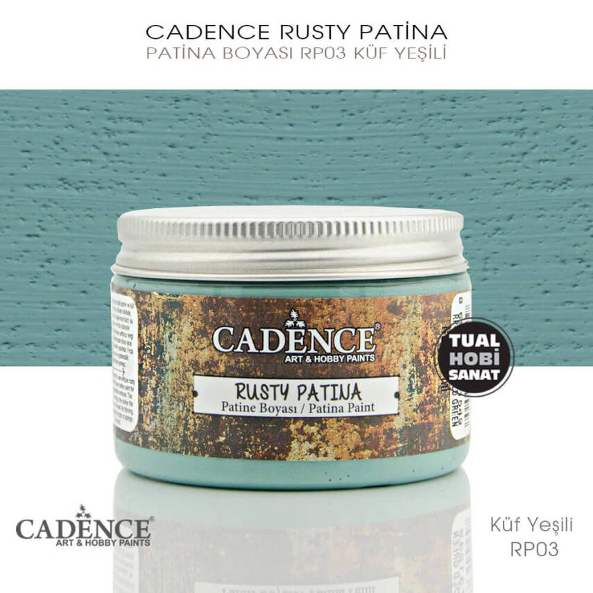 Cadence Rusty Patina Boyası RP03 Küf Yeşili - 1