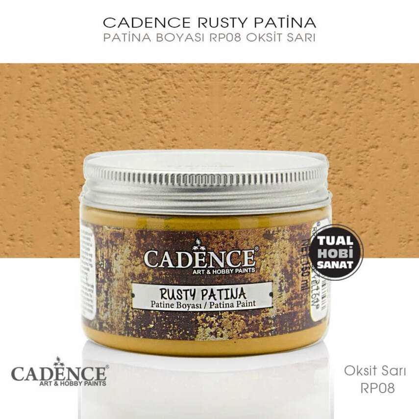 Cadence Rusty Patina Boyası RP08 Oksit Sarı - 1