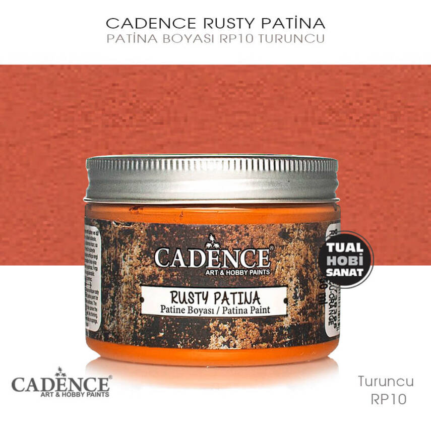 Cadence Rusty Patina Boyası RP10 Turuncu - 1