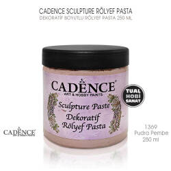 Cadence Sculpture Dekoratif Rölyef 1369 Pudra Pembe 250ml - Cadence