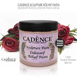 Cadence Sculpture Dekoratif Rölyef 1369 Pudra Pembe 250ml - Cadence (1)