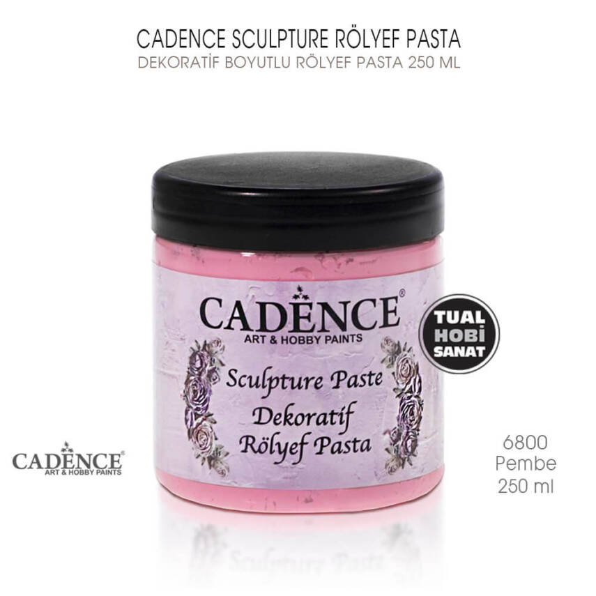 Cadence Sculpture Dekoratif Rölyef 6800 Pembe 250ml - 1