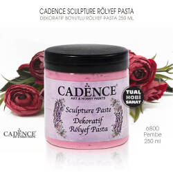 Cadence Sculpture Dekoratif Rölyef 6800 Pembe 250ml - Cadence (1)