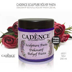 Cadence Sculpture Dekoratif Rölyef 6831 Mor 250ml - Cadence (1)