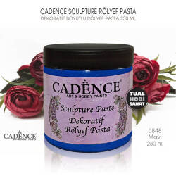 Cadence Sculpture Dekoratif Rölyef 6848 Mavi 250ml - Cadence (1)
