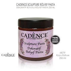 Cadence Sculpture Dekoratif Rölyef 6879 Koyu Kahve 250ml - Cadence