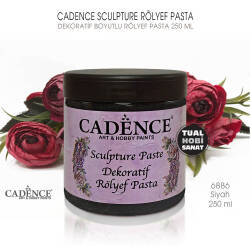 Cadence Sculpture Dekoratif Rölyef 6886 Siyah 250ml - Cadence (1)