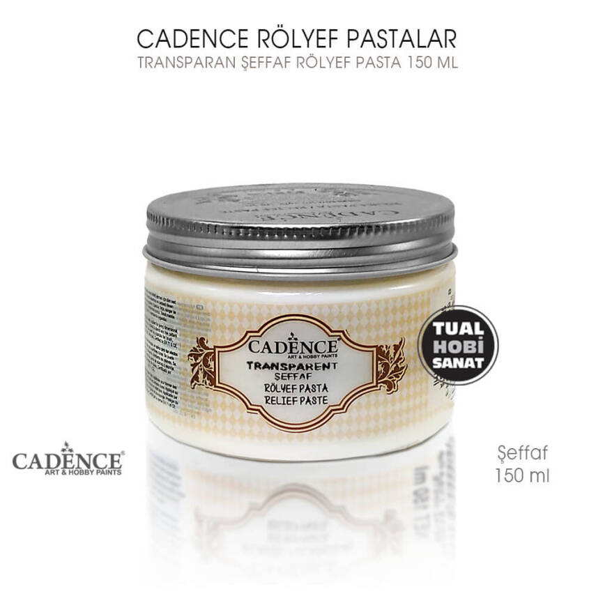 Cadence Şeffaf Rölyef Pasta 150 ml - 1