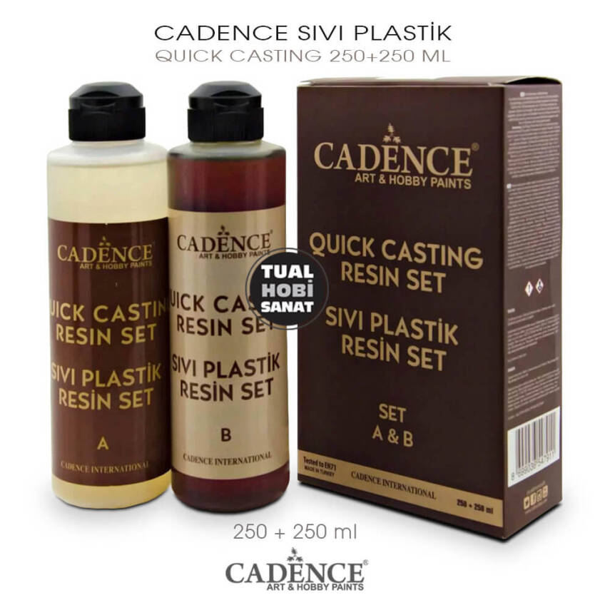 Cadence Sıvı Plastik Resin Set 2x250 ml - 1