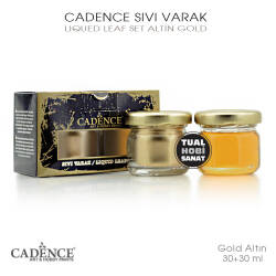 Cadence Sıvı Varak Altın Gold 30+30 ml - Cadence (1)