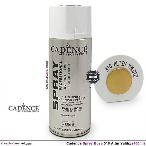 Cadence Sprey Boya 310 Altın Yaldız - 400ml - 1