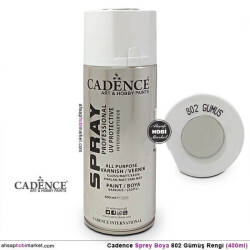 Cadence Sprey Boya 802 Mat Gümüş - 400ml - Cadence