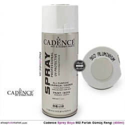 Cadence Sprey Boya 902 Parlak Gümüş 400 ml - Cadence