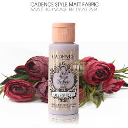 Cadence Style Matt Fabric F-613 Mor Lila Mat Kumaş Boyası 59 ml - Cadence (1)