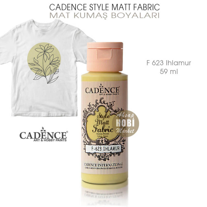 Cadence Style Matt Fabric F-623 Ihlamur Mat Kumaş Boyası 59 ml - 1