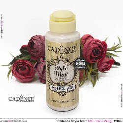Cadence Style Matt s9003 Ekru Akrilik Boya 120ml - Cadence (1)