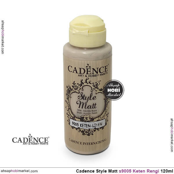 Cadence Style Matt s9005 Keten Akrilik Boya 120ml - 1