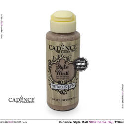 Cadence Style Matt s9007 Barok Beji Akrilik Boya 120ml - Cadence