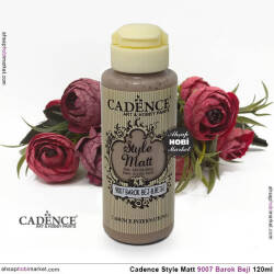 Cadence Style Matt s9007 Barok Beji Akrilik Boya 120ml - Cadence (1)