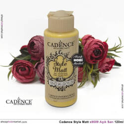 Cadence Style Matt s9009 Açık Sarı Akrilik Boya 120ml - Cadence (1)