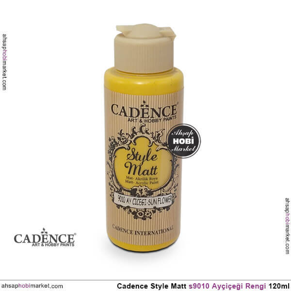Cadence Style Matt s9010 Ayçiçeği Akrilik Boya 120ml - 1