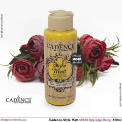 Cadence Style Matt s9010 Ayçiçeği Akrilik Boya 120ml - Cadence (1)