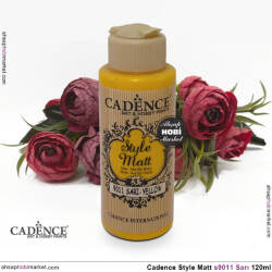 Cadence Style Matt s9011 Sarı Renkli Akrilik Boya 120ml - Cadence (1)