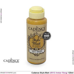 Cadence Style Matt s9012 Amber Akrilik Boya 120ml - Cadence