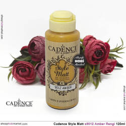 Cadence Style Matt s9012 Amber Akrilik Boya 120ml - Cadence (1)