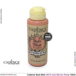 Cadence Style Matt s9013 Açık Mercan Akrilik Boya 120ml - Cadence