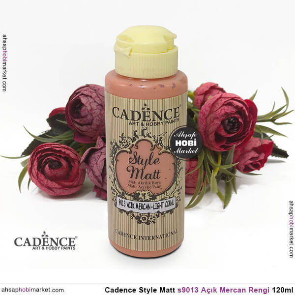 Cadence Style Matt s9013 Açık Mercan Akrilik Boya 120ml - 2
