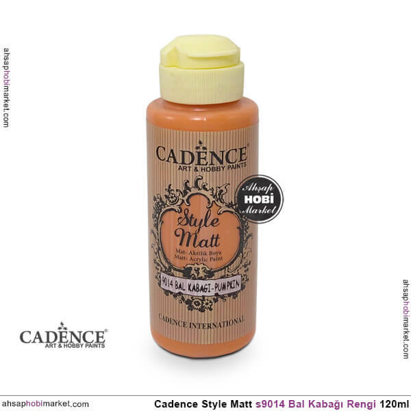 Cadence Style Matt s9014 Bal Kabağı Akrilik Boya 120ml - 1