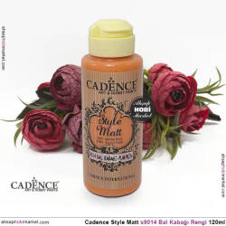 Cadence Style Matt s9014 Bal Kabağı Akrilik Boya 120ml - Cadence (1)