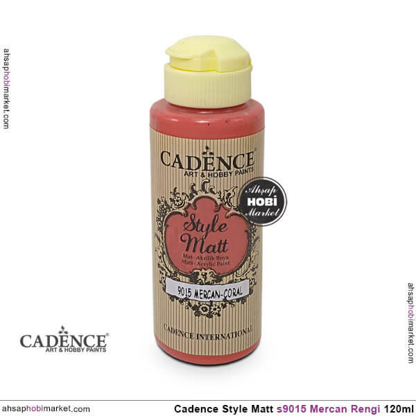 Cadence Style Matt s9015 Mercan Akrilik Boya 120ml - 1