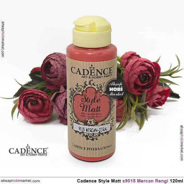 Cadence Style Matt s9015 Mercan Akrilik Boya 120ml - 2