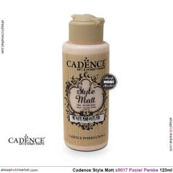 Cadence Style Matt s9017 Pastel Pembe Akrilik Boya 120ml - Cadence