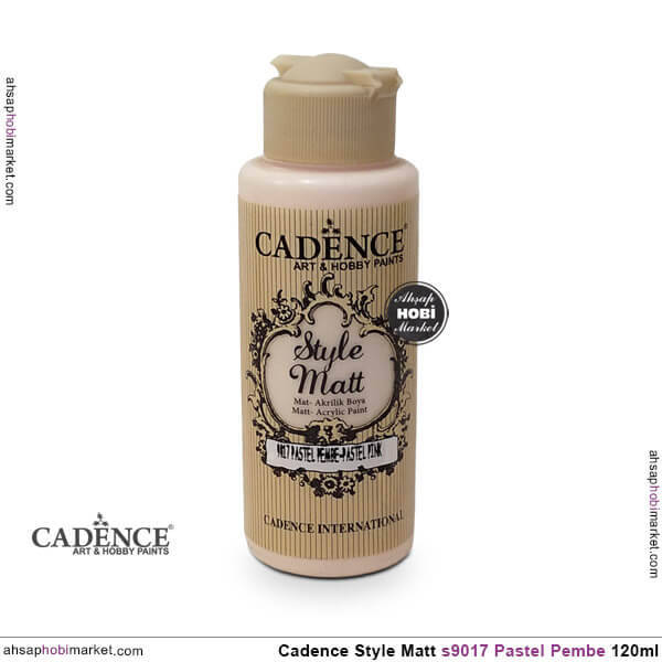 Cadence Style Matt s9017 Pastel Pembe Akrilik Boya 120ml - 1