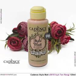 Cadence Style Matt s9018 Açık Ten Rengi Akrilik Boya 120ml - Cadence (1)