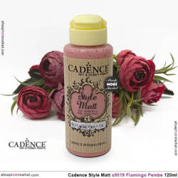 Cadence Style Matt s9019 Flamingo Pembe Akrilik Boya 120ml - Cadence (1)
