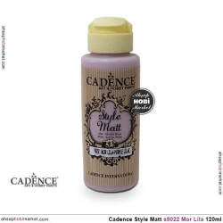 Cadence Style Matt s9022 Mor Lila Akrilik Boya 120ml - Cadence