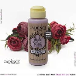 Cadence Style Matt s9022 Mor Lila Akrilik Boya 120ml - Cadence (1)
