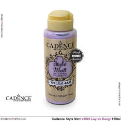 Cadence Style Matt s9023 Leylak Rengi Akrilik Boya 120ml - Cadence