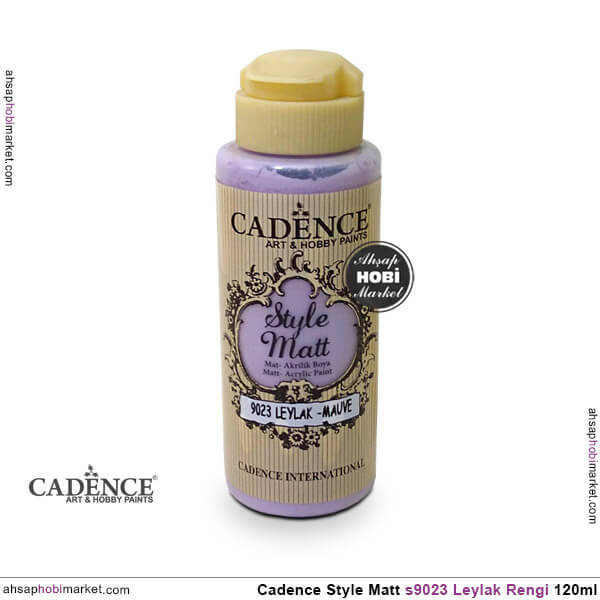 Cadence Style Matt s9023 Leylak Rengi Akrilik Boya 120ml - 1